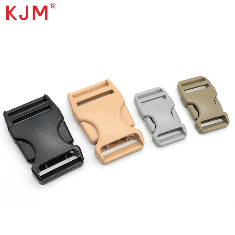 Camping Backpack Bag Accessories Adjustable Webbing Belt 25mm 50mm Quick Side Release Buckle Clip Nylon Plastic Tactical Buck