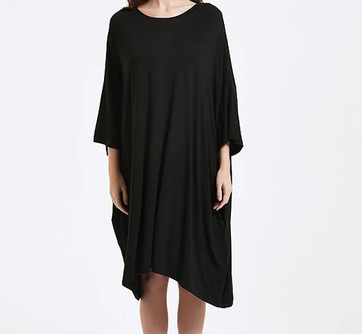 Wholesale Plus Size Cotton Tshirts Oversized Tshirt Dress in 4XL 5XL 2XL 3XL Sizes with Embroidered Logo Decoration