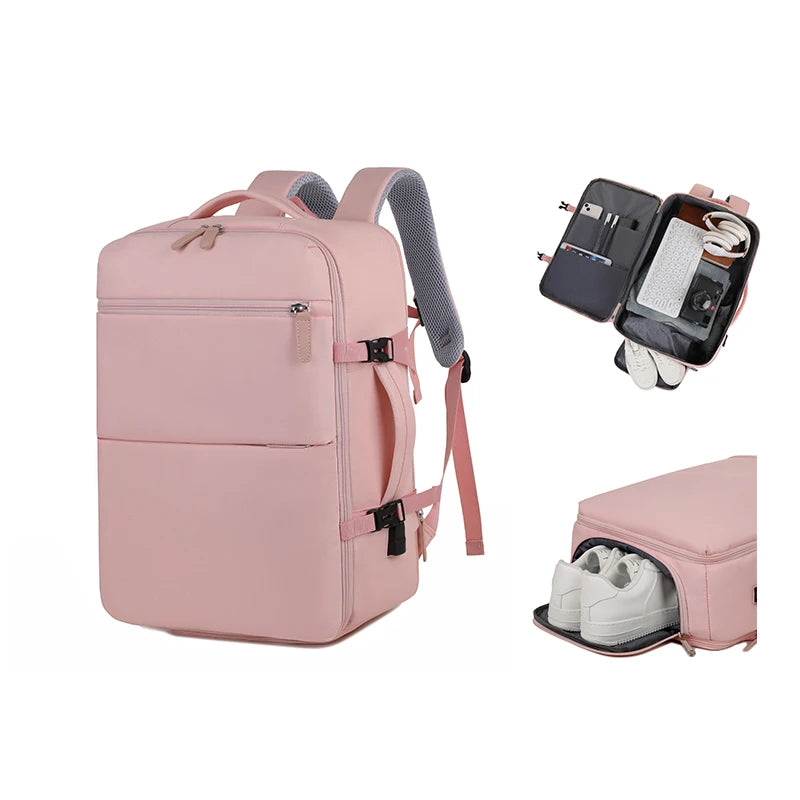 OEM Customized Multi-Function Travel Luggage Sets Lightweight Nylon Backpack Polyester Bags Wholesale Light Weight Made Oxfor
