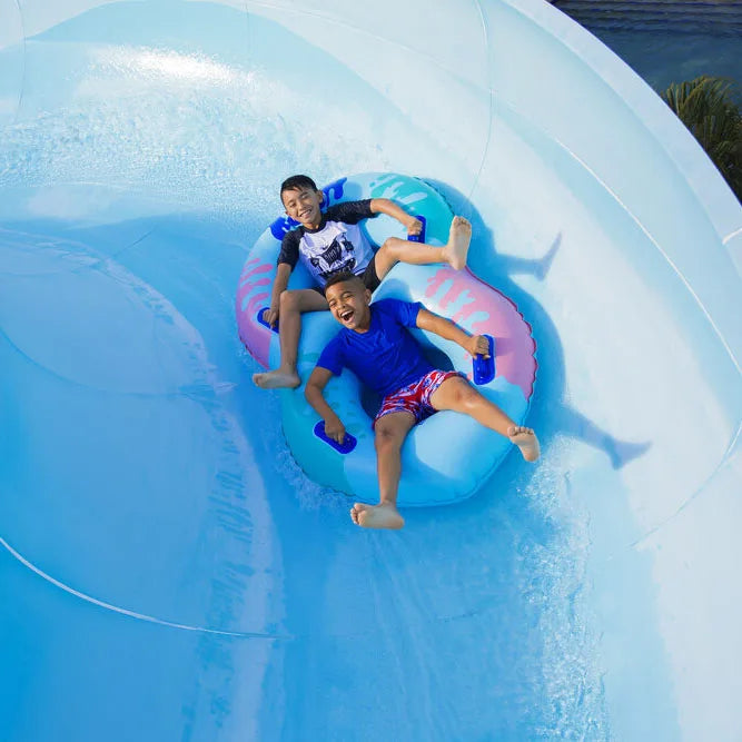 Water Park 2 Person Heavy Duty Vinyl Water Park Tube Durable Plastic Three Person Inflatable River Slide Floating Tubes