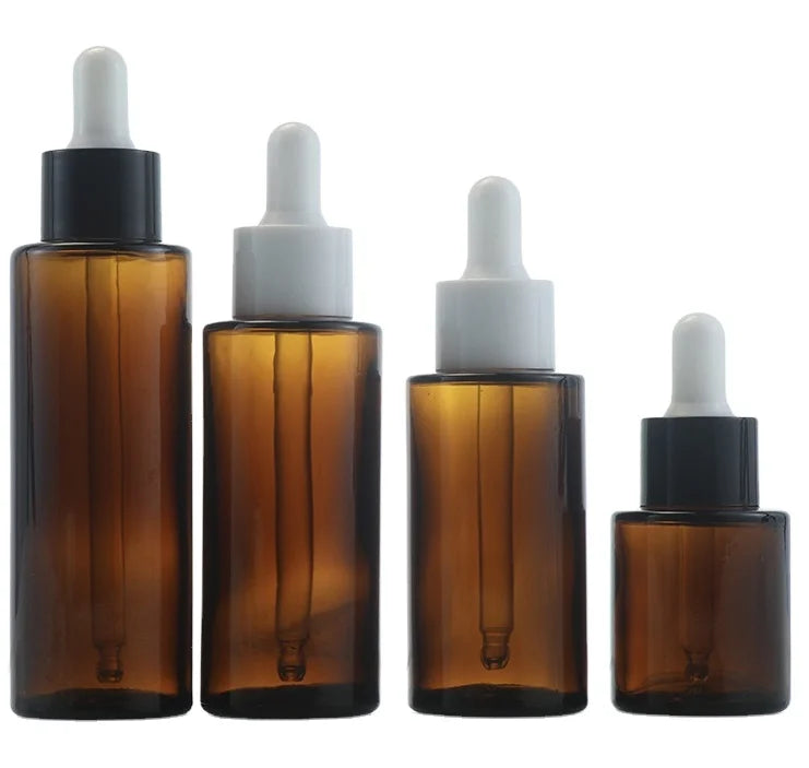 High Quality Low Price Hot Selling 100ml Round Shape Essential Oil Glass Dropper Bottle for Cosmetic