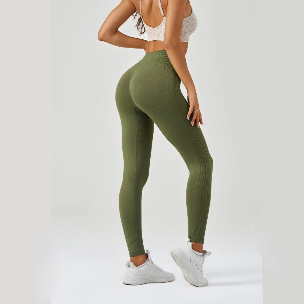 Fashion Hot Sale Yoga Leggings Custom logo Scrunch Butt Seamless Fitness Running Leggings for Women