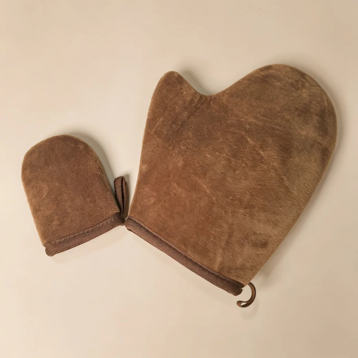 Microfiber Self Tanning Mitts Set Sunless Water Proof Sunless Tanning Kits Applicators Glove