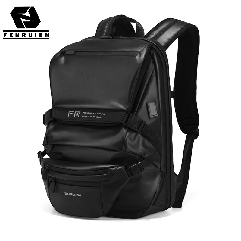 2022 New Trending Laptop Travel Usb Black Men's Backpack Large Capac 2 in 1 Detachable Laptop Backpacks 17 Inch