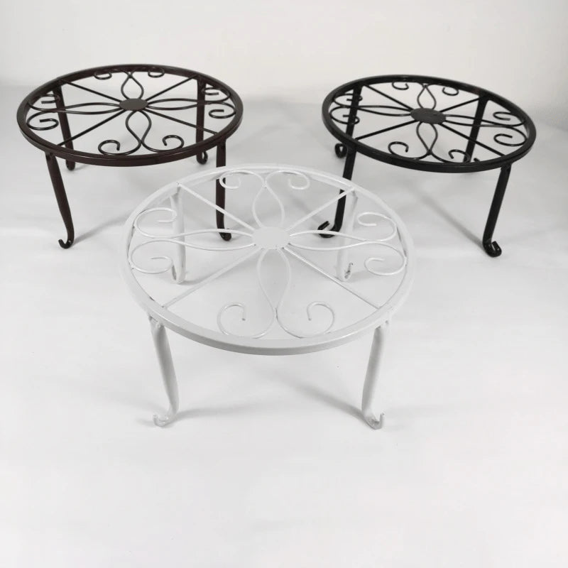 Flower Pot Table Holder Ideal for Home Garden Decor Great Gift for Plant Lovers  Plant Stand Garden Table Outdoor Furniture