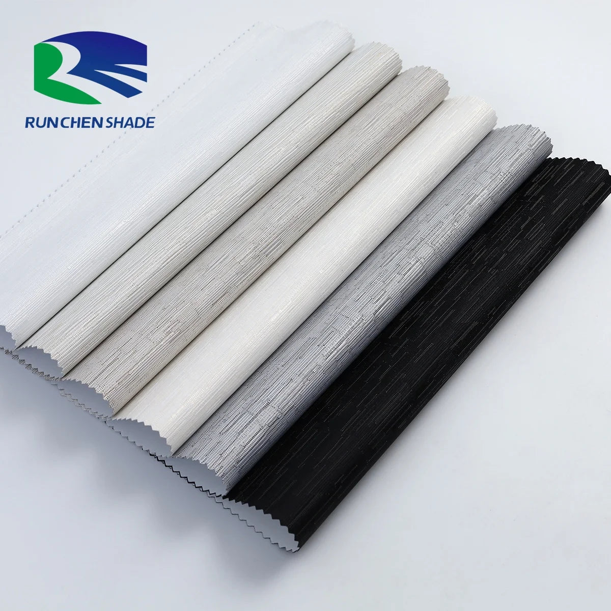 100% Polyester Blackout Curtain Fabric for Hotel Fire Retardant 3-4 Pass Thick Blackout Living Room Roll Electric Roller Shad