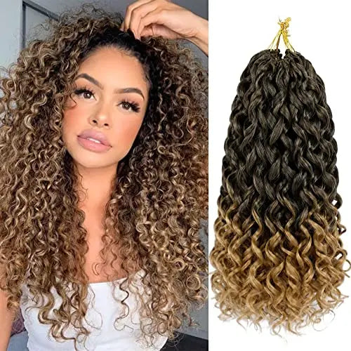 Gogo Curl Dyed High Temperature Fiber Synthetic Hair Extension Braid Twist Pre Twisted Passion Twist for Braids for Women