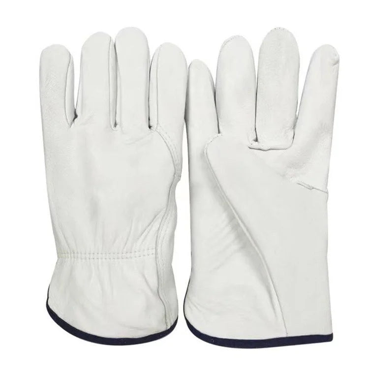 Sheepskin Leather Electric Welding Gloves High-Temperature Heat Insulation Wear-Resistant Labor Protection Sports Entertainme