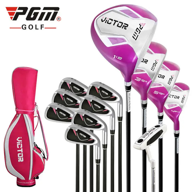 PGM LTG007 VICTOR Series Right Handed Beginner Women Golf Clubs Complete Set with Golf Bag