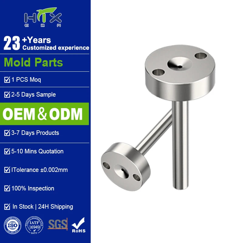 Die Contour Laser Bush Heated Waterway Tunnel Plastic Sprue Bushing 3D Printed Cooling Moulds