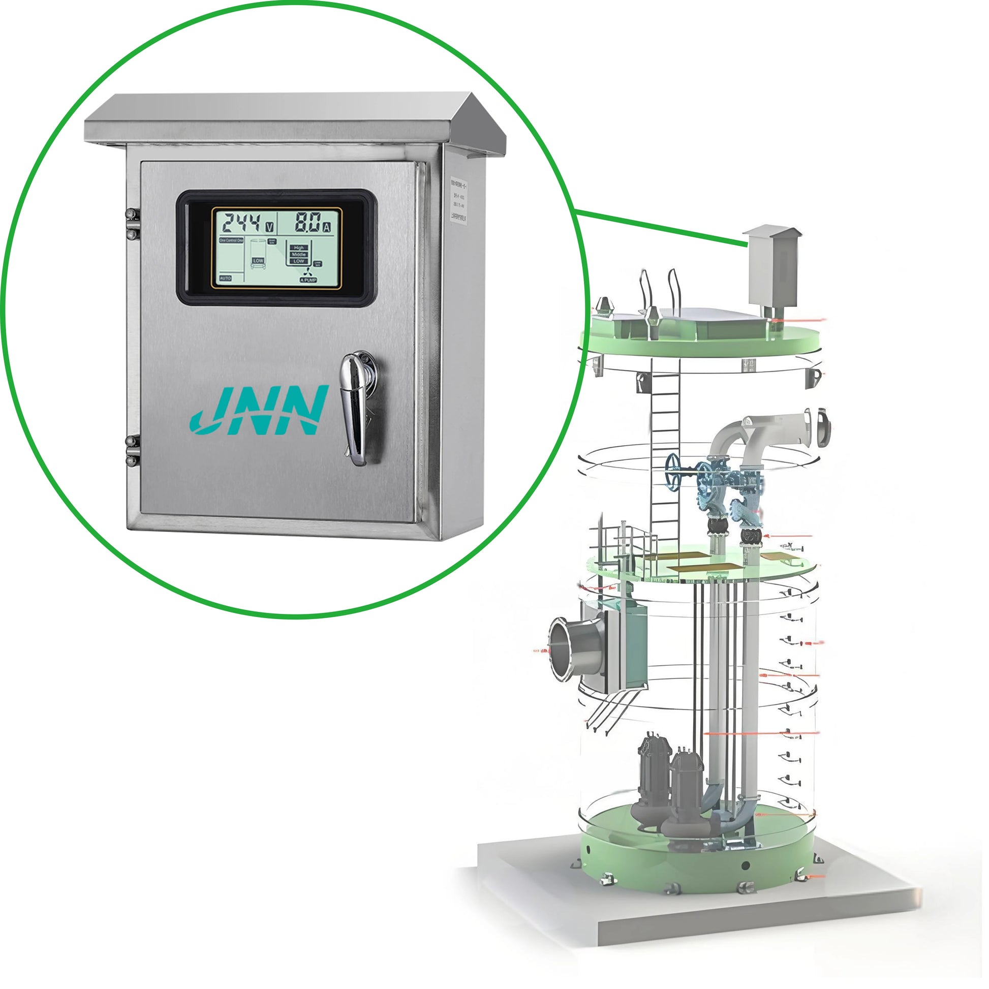 Outdoor High Pressure Water Pump Controller Stainless Steel Self Priming Centrifugal Turbine Pumps 11kw Marine Submerged Boos