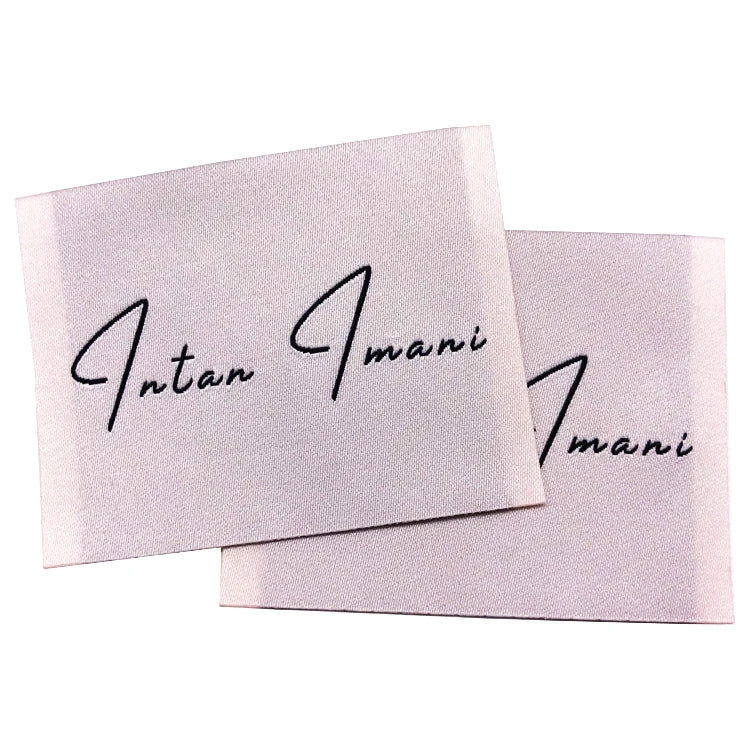 Clothes Label Custom Iron on Clothing Neck Label Custom Label for Clothing Heat Press on Clothes Neck
