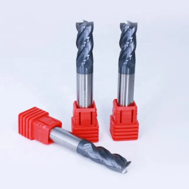 CHENGZHEN HRC60 4-Flute TiCN Coated Carbide End Mill - High Precision ≤0.005mm CNC Tool RoHS Certified