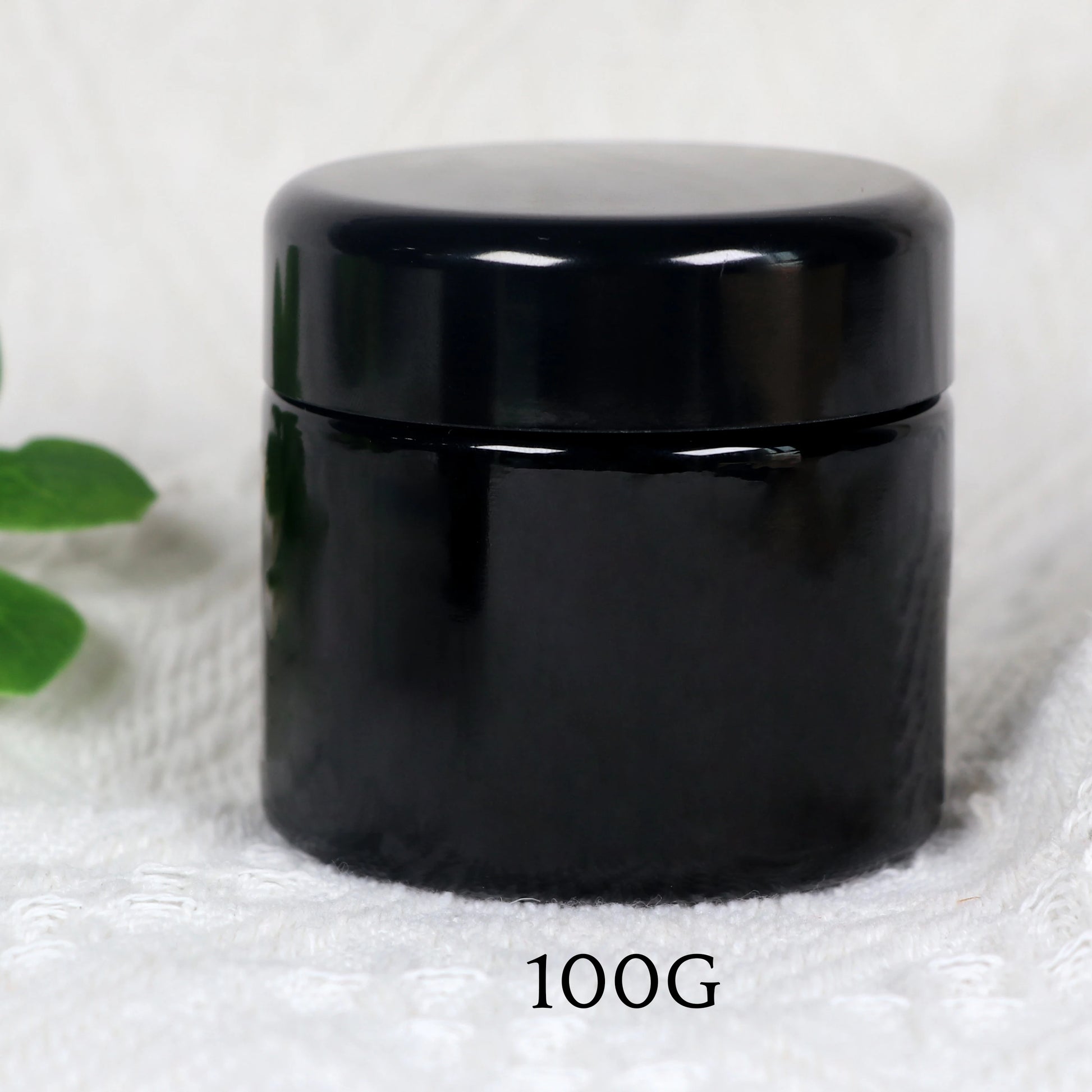 Luxury Empty 60ml 100ml 120ml 150ml 250ml 500ml Food Storage UV Dark Violet Glass Cream Jar with Lid
