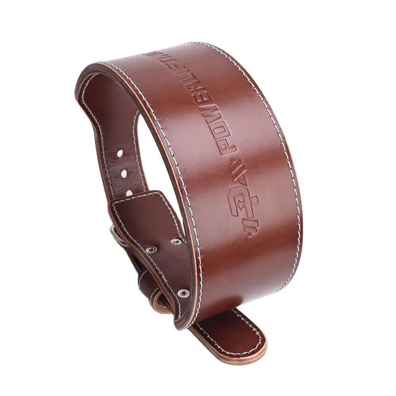 POWER  DRAGON Weight Lifting Waist Top Layer Cowhide Power Lift Hard Pull Squat Belt Bodybuilding and Fitness