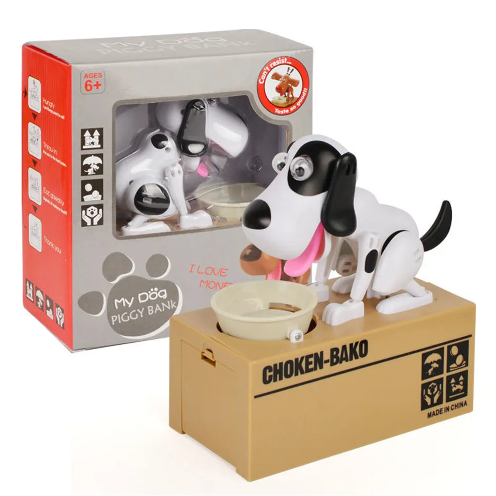 2024 Hot Sales Money Dog Box Piggy Bank Saving Box Money Piggy Bank for Kids