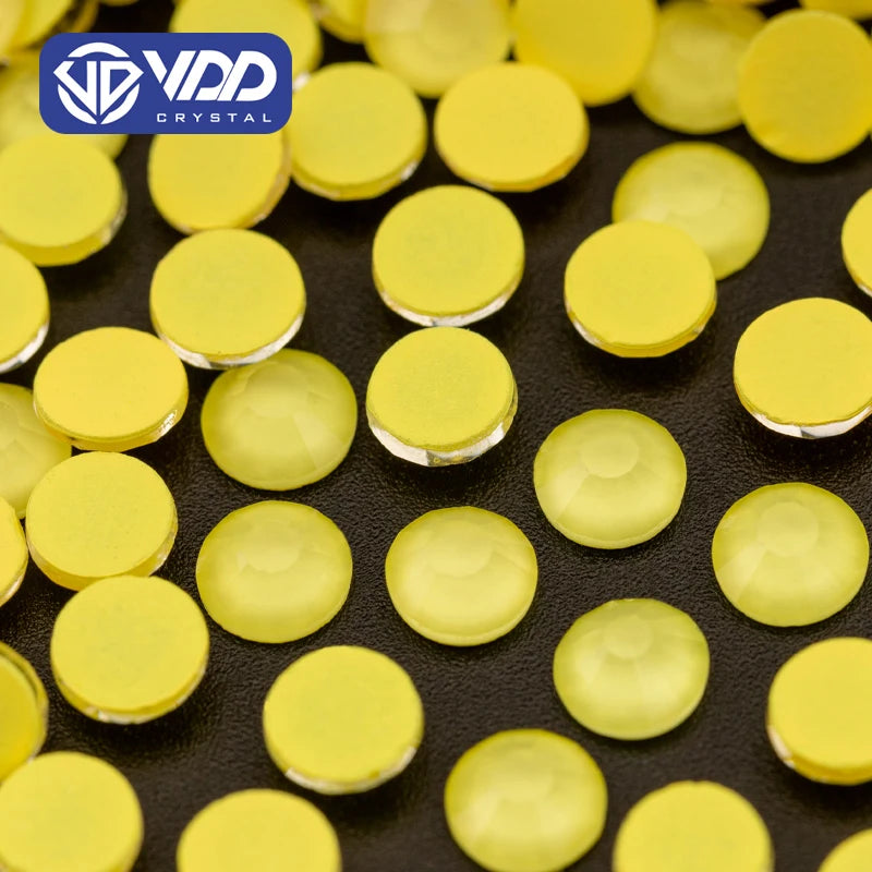 VDD 321 Rococo-Lt.Yellow SS6-SS30 Glass Rhinestones Crystal Flatback Glitter Strass Stones Nail Art DIY Crafts Decorations