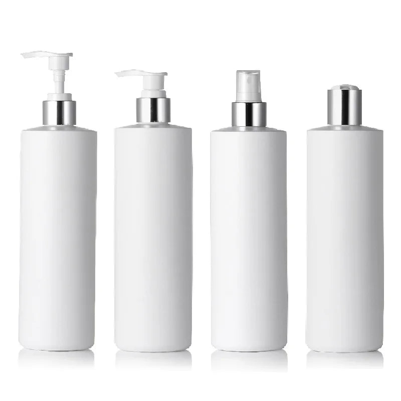 8oz 16oz HDPE Plastic Lotion Bottle with Pump Manufacturer Cosmetic Package Shampoo Bottles Custom logo
