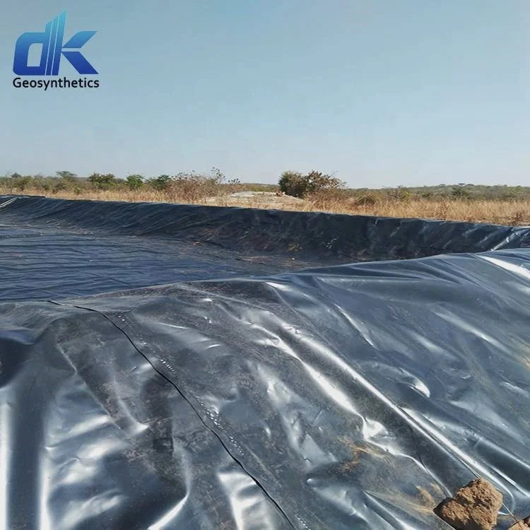 HDPE Geomembrane 0.5mm 1mm 1.5mm Waterproof Pond Dam Liner for Fish Farm Landfill Anti-seepage Sheet CE ASTM