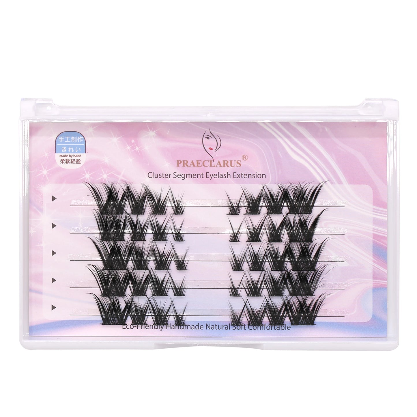 Eyelash Extension DIY Lashes Extension Kit Cluster Lashes Kit Private Label DIY Lash Extension Kit