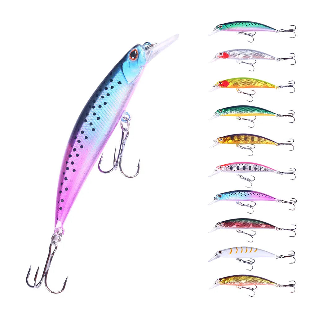 9CM-13G Wholesale Hard Plastic Sinking Minnow Lure Jerkbait Sea Minnow Lure Sinking Water Fishing Lures
