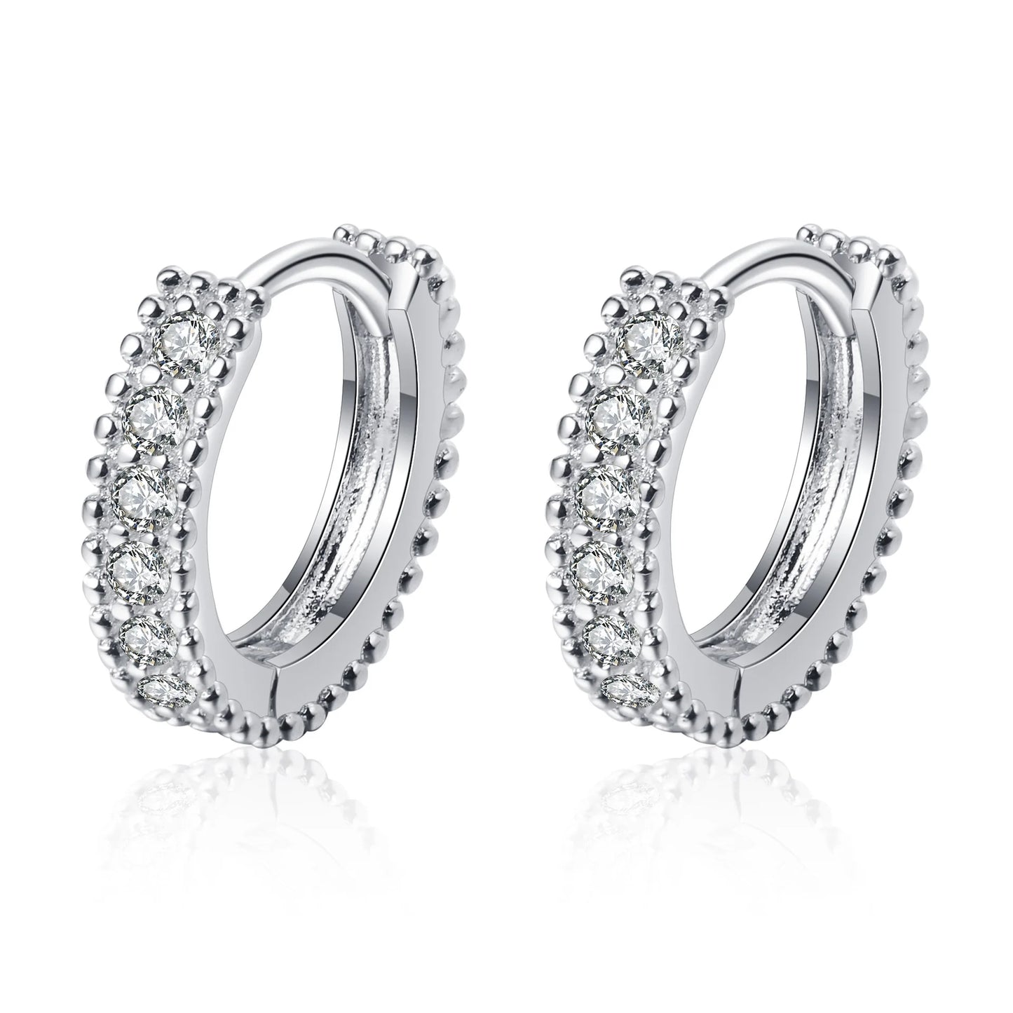 Luxury and Fashion Moissanite Earrings S 925 Sterling Silver Jewelry Earrings New Style for Women