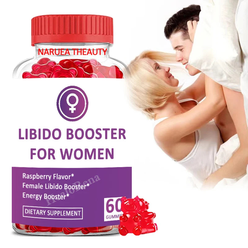 Factory Supply OEM Libido Support for Women With Horny Goat Weed Extract With Maca Epimedium Icariin Herbal Supplement Gummie