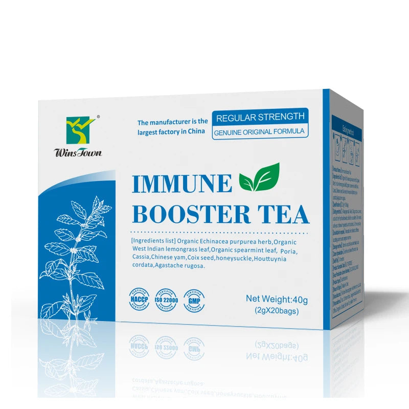 Immune Booster Tea Herbal Organic Wholesale Custom Powerful No Effect Healthy Enhancement Immunity Tea