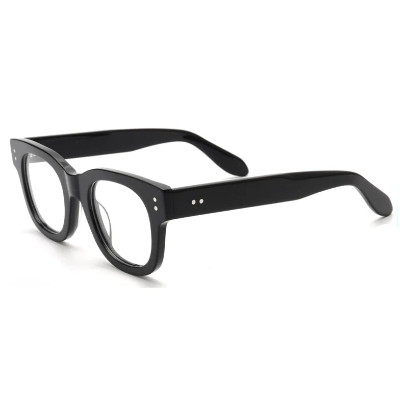 Factory Hot Sale Retro Box Acetate Optical Glasses Men and Women Eyeglasses Frames