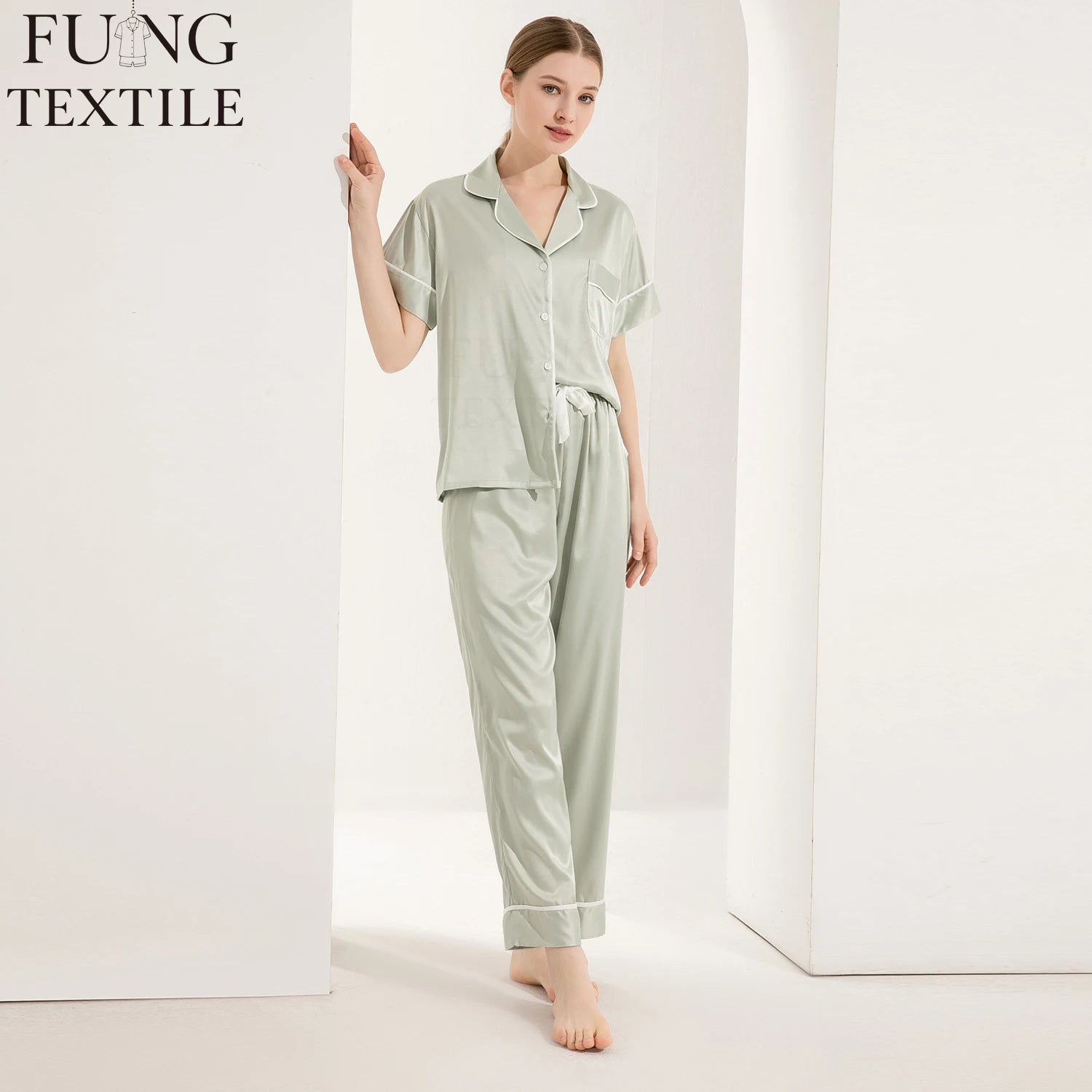 FUNG 6028 Custom Bridal Shower PJs In Stock Wholesale Bridesmaid Loungewear