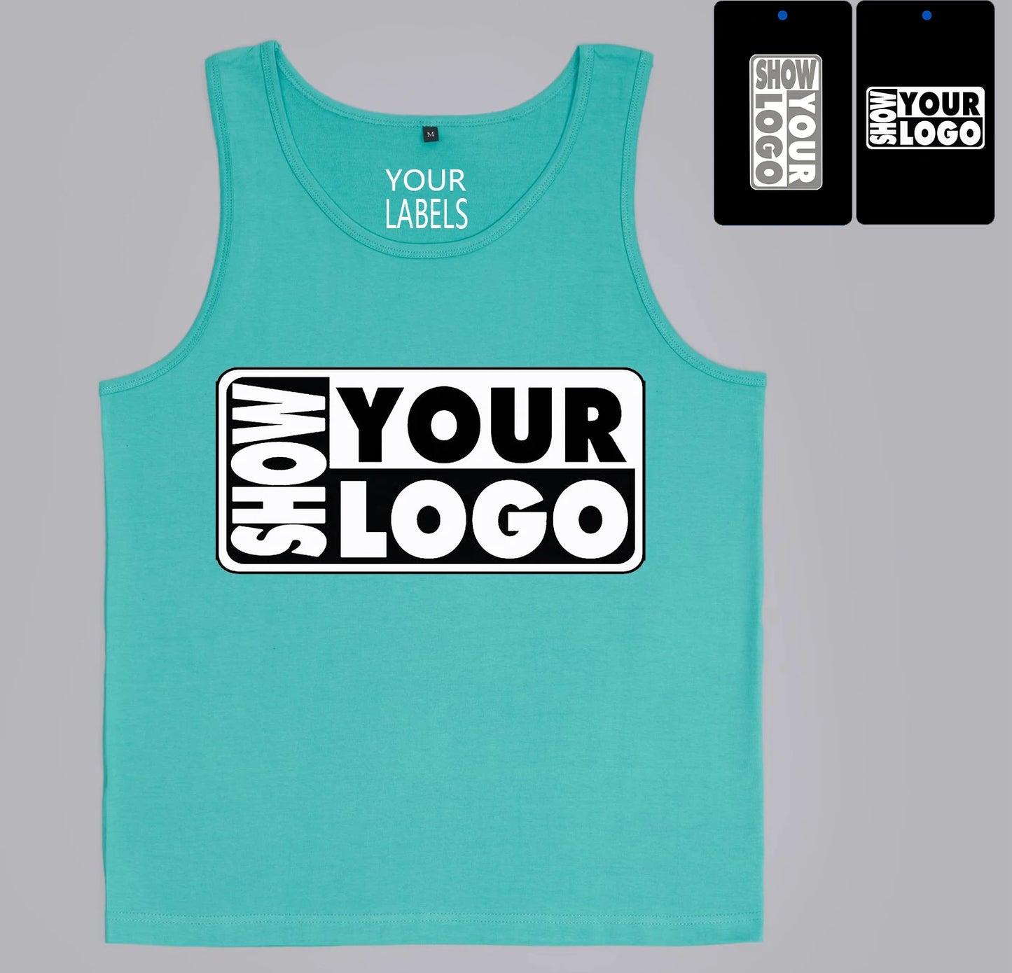 Wholesale 100% Cotton 230gsm Custom Comfortable Blank Sports Tops Vest Printing tank Top for Men With Your Design