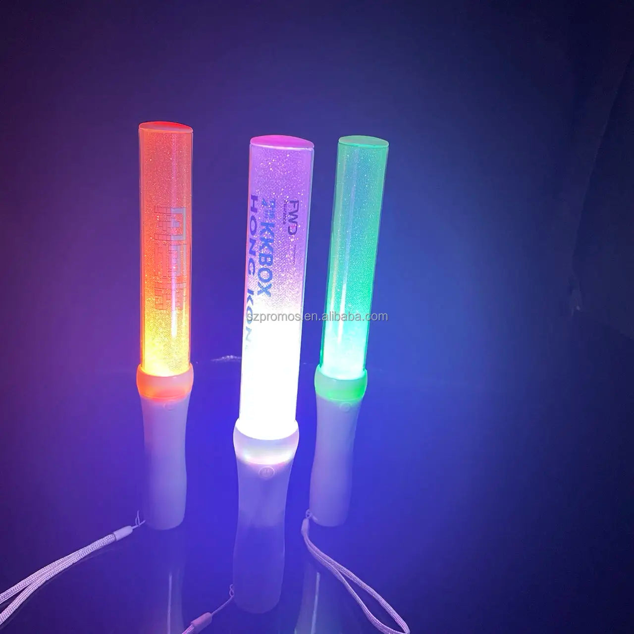 Hot Selling Idol Merchandise DMX Remote Control 15 Color LED Light Stick Parties Party Logo Kpop Concert ABS+PVC Material AAA