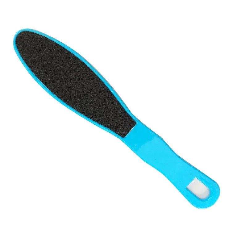 VW-PCR-020 Professional Fashion Double-Sided Durable Pedicure Foot Rasp Blue Color Plastic File Long Handle Callus Remover