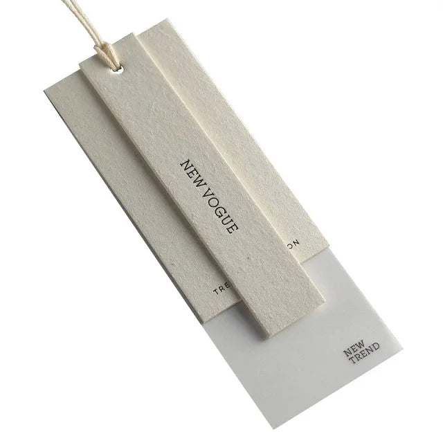 Custom Eco-Friendly Clothing Hang Tags for Garment Bags Shoes-Swing Tags with Custom Color & Logo