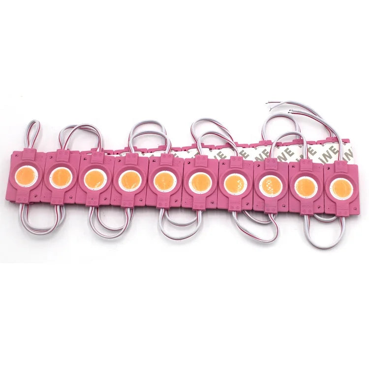 IP65 DC 12V 24V 2.4W Waterproof Cob LED Circle Module SMD Chip Material Lighting Various Blue Green Yellow Pink Warm White 5W
