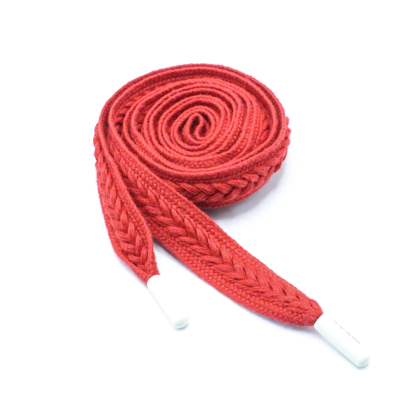 Factory Custom Braid Red Shoelace Trend Decorative Ribbon Accessories Sports Shoelace Ribbon New Design Cotton Shoestrings