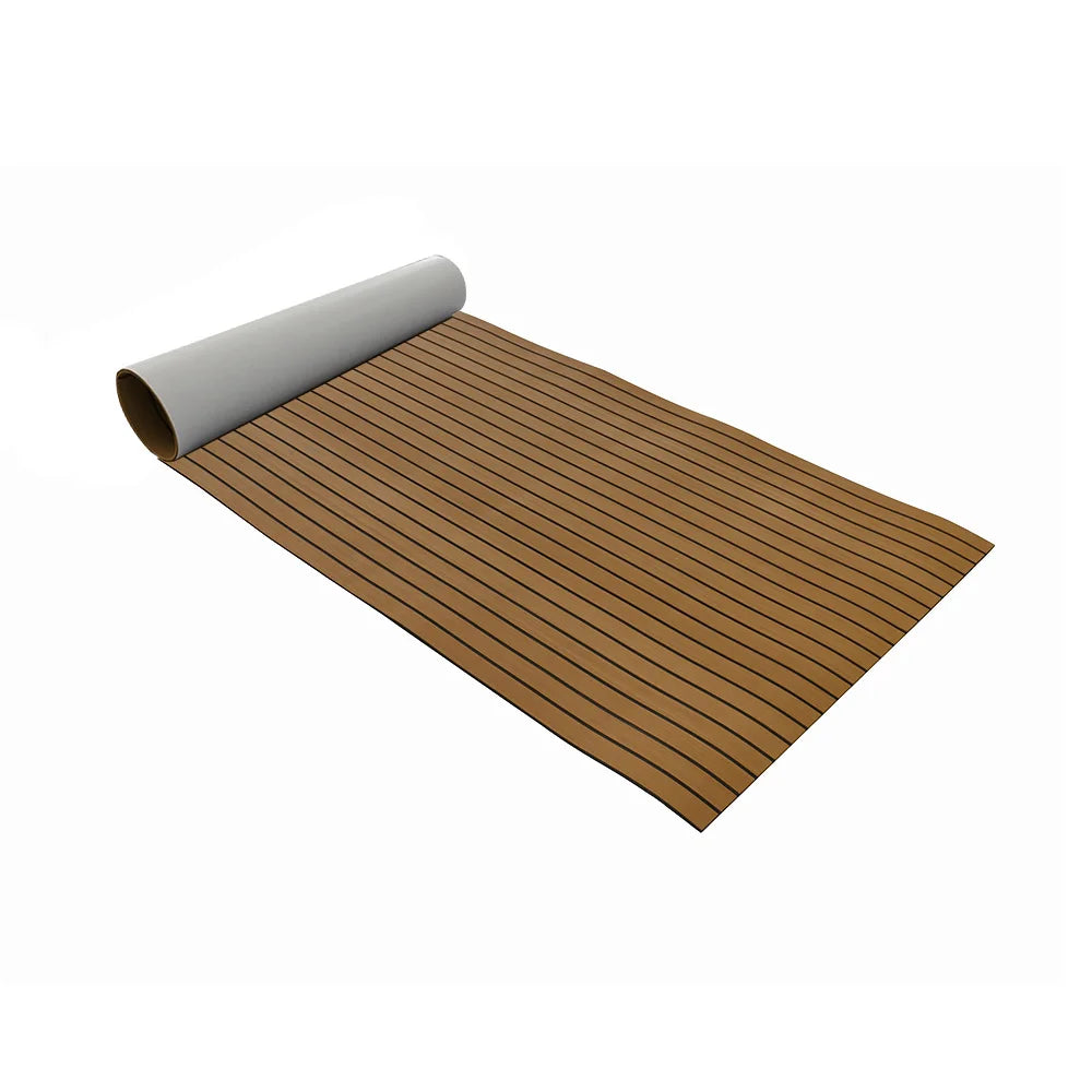 QTMAT Multi-colored 3M Adhesive 6mm Marine Decking EVA Foam Mat Sheet Boat Flooring Decking