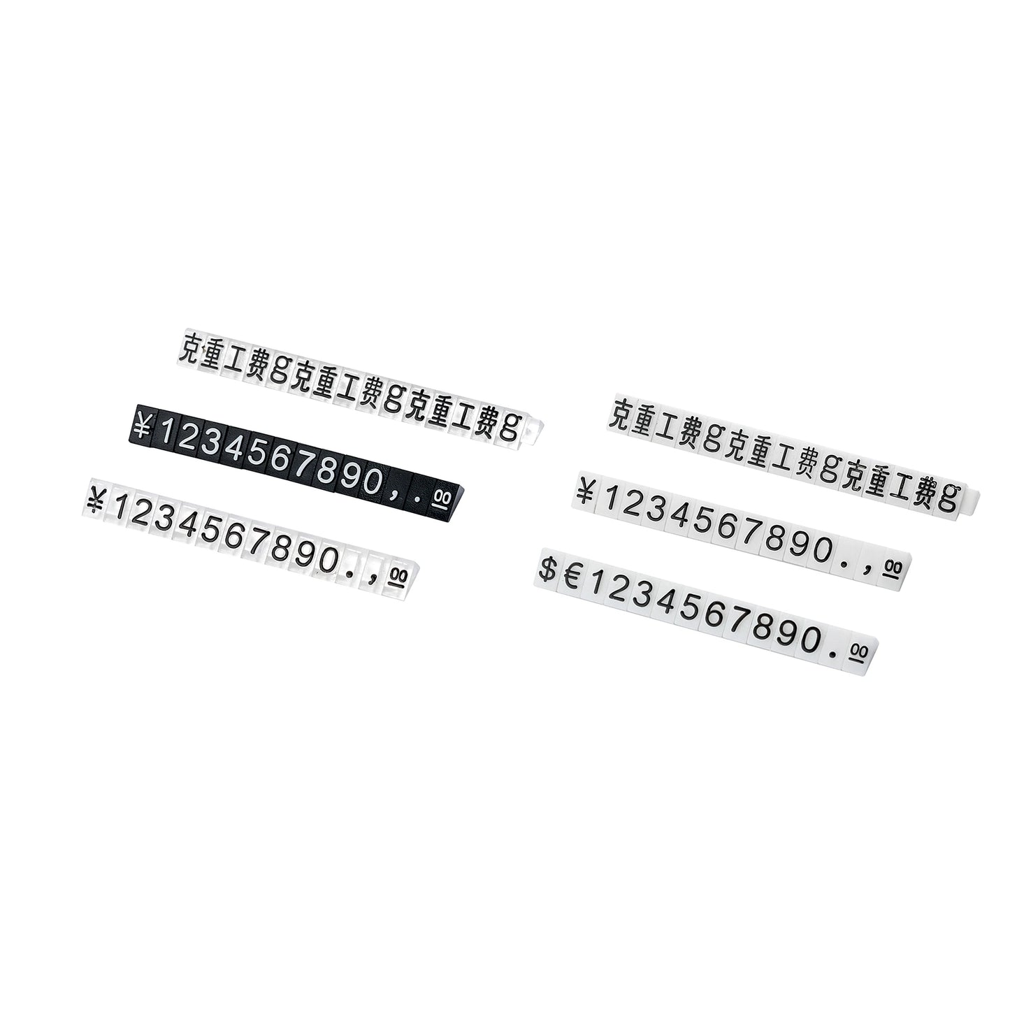 Wholesale Clear Plastic 3mm Thickness US Dollar Pricing Sign Cube Display Rack for Jewelry Watch Sunglass Stores