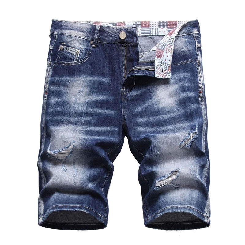 American Street Style Dark Multiple Monkeys Hanging Grinding Holes Hand Sweeping Bones Gun Flowers Cat Whiskers Jeans