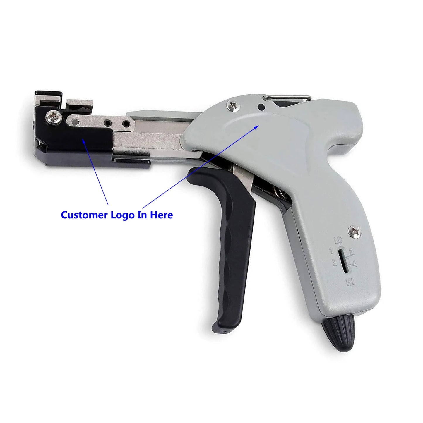 YUHANG Industrial DIY Grade Grey Stainless Steel Cable Tie Gun Secure Fastening Hand Tool 3-Year Warranty OEM ODM Customizati