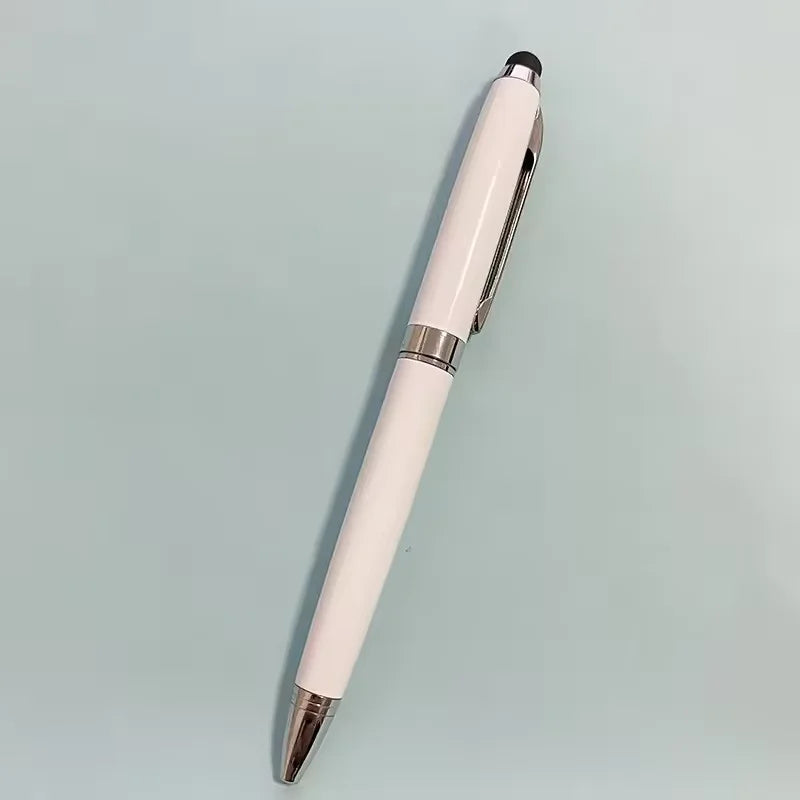 Promotional Colorful Capacitive Twist Metal Ballpoint Touch Stylus Metal Pen for Christmas with Custom logo for Touch Screens