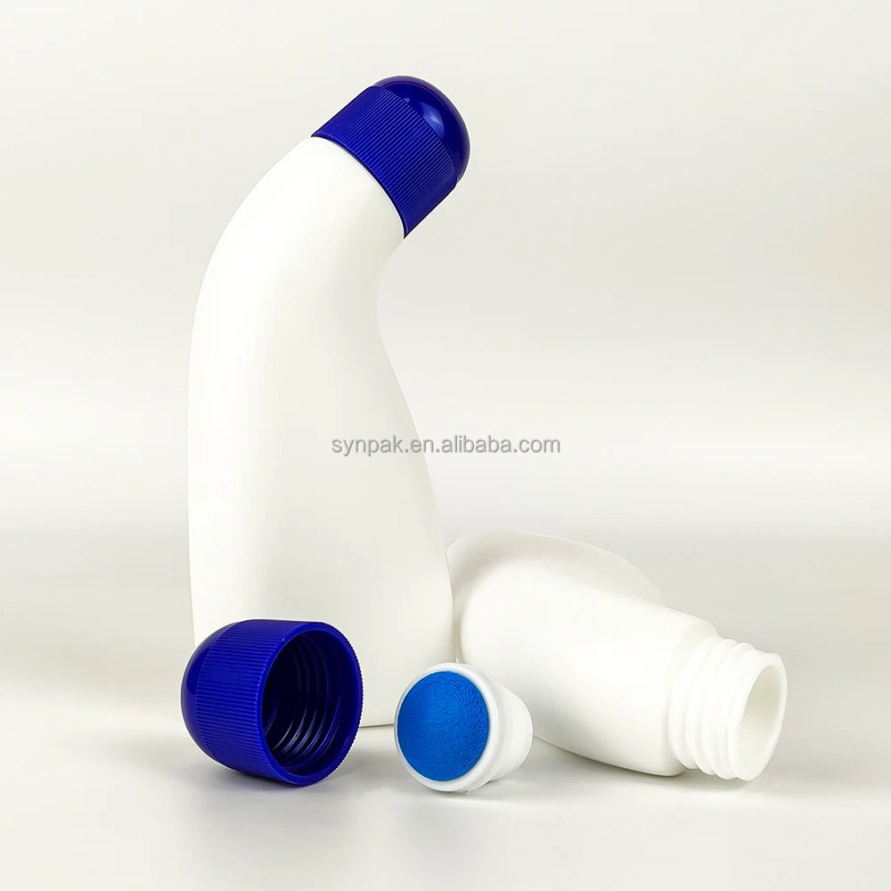 100ml PET Plastic Bottle Sponge Top Screw Cap Empty Liquid Medicine Container for Skin Care Serum Screen Printing Treatment