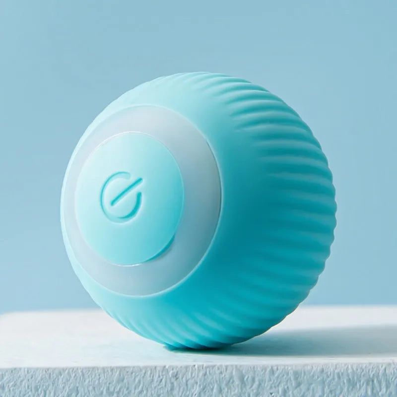 Silicone Electric Cat Toy Self-Moving Kitten Training Smart Cat Ball Automatic Rolling for Interactive Play With Dogs Kittens