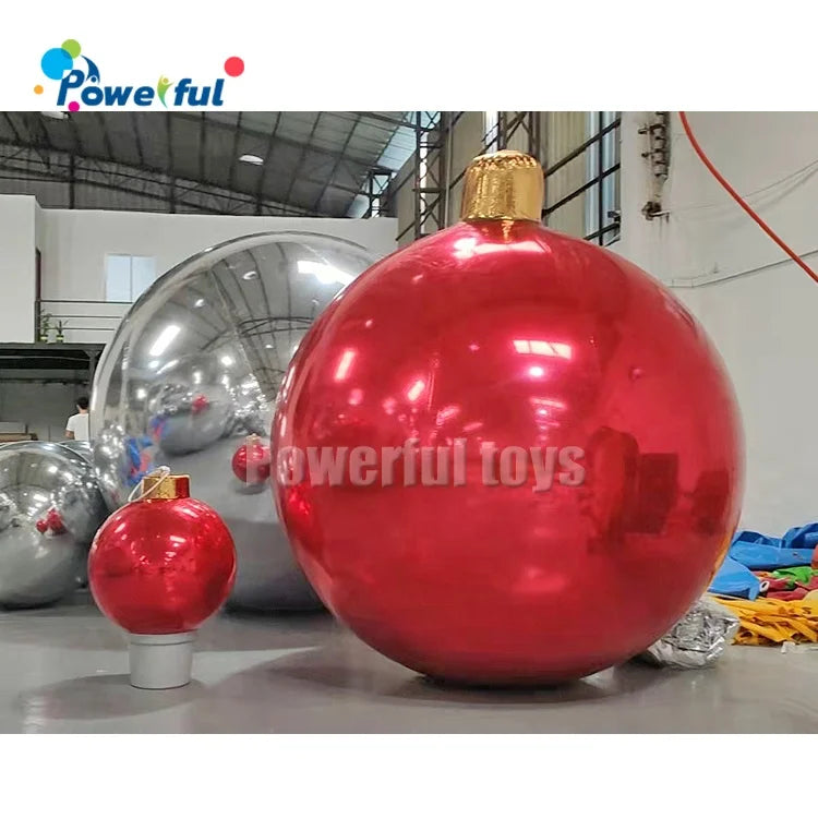 New Design Silver Color PVC Inflatable Disco Mirror Ball Customizable Size Color 2-Year Warranty for Night Clubs Advertising