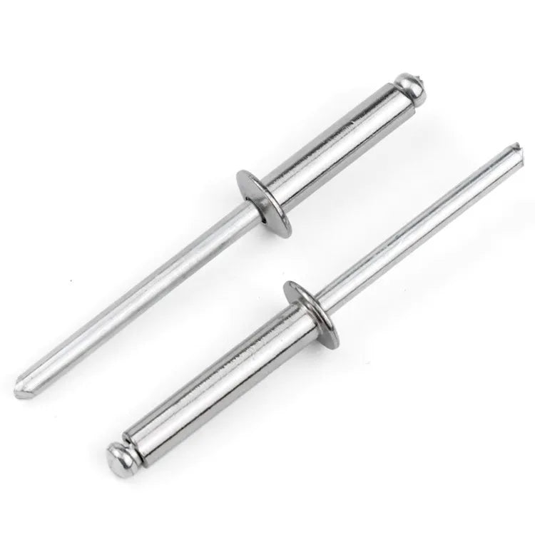 M2.4 M3 M3.2 M4 M5 M6.4 Dome Head Large Flange Stainless Steel 304 Open End Mandrel Pop Rivets Blind Rivet
