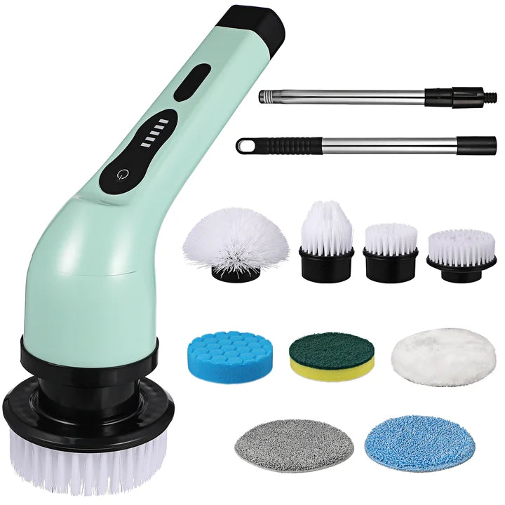 Electric Cordless Cleaning BrushTub and Floor Tile 360 Power Scrubber Dual Speed with Long Handle for for Bathroom Kitchen Ca