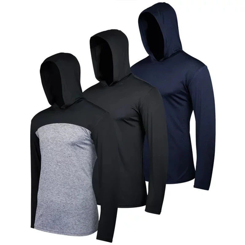 ODM/OEM Men's Dry Moisture Wicking Long Sleeve Active Athletic Hoodie Pullover Sweatshirt Hoodies