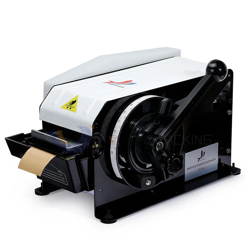 Easy and Quick PC302 Manual Waterproof Gummed Paper Tape Dispenser Machine for Carton Sealing