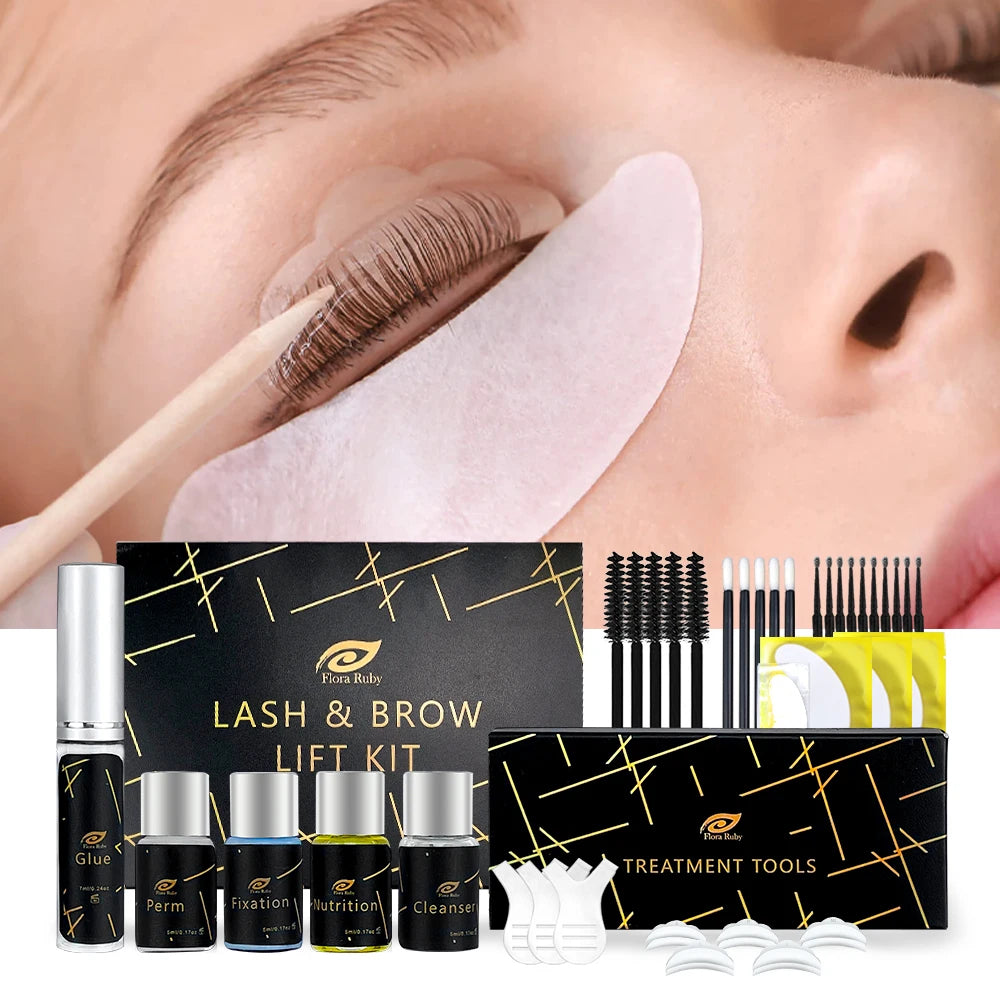 Eyebrow Lamination Kit logo Browlift Lash Lift Kit Brow Lamination and Eyelash Perm
