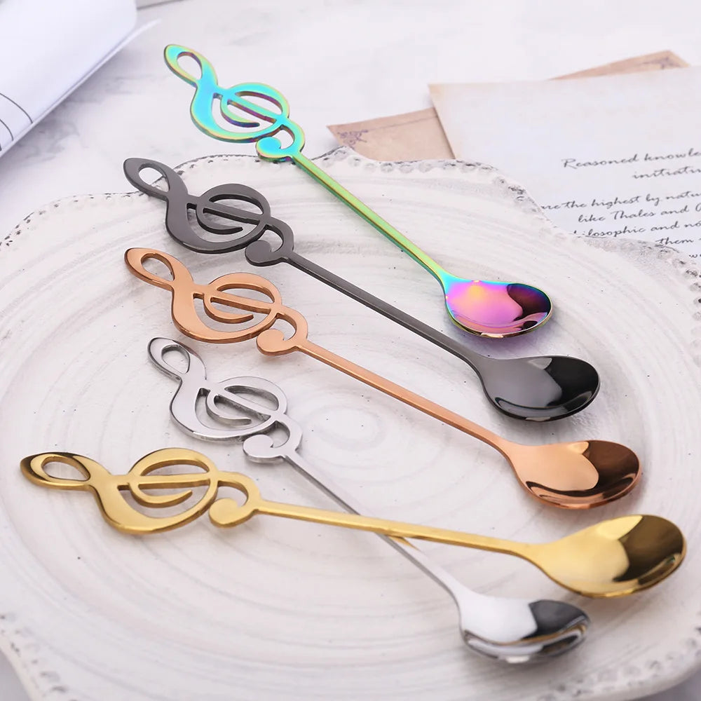 Luxury Wedding Stainless Steel Spoon Set with Mirror Polish Gold Finish for Kitchens and Restaurants